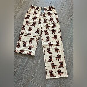 Comfies Pajamas, Dachsund, Size Large